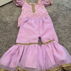 Pink and Gold Kids Costume Set